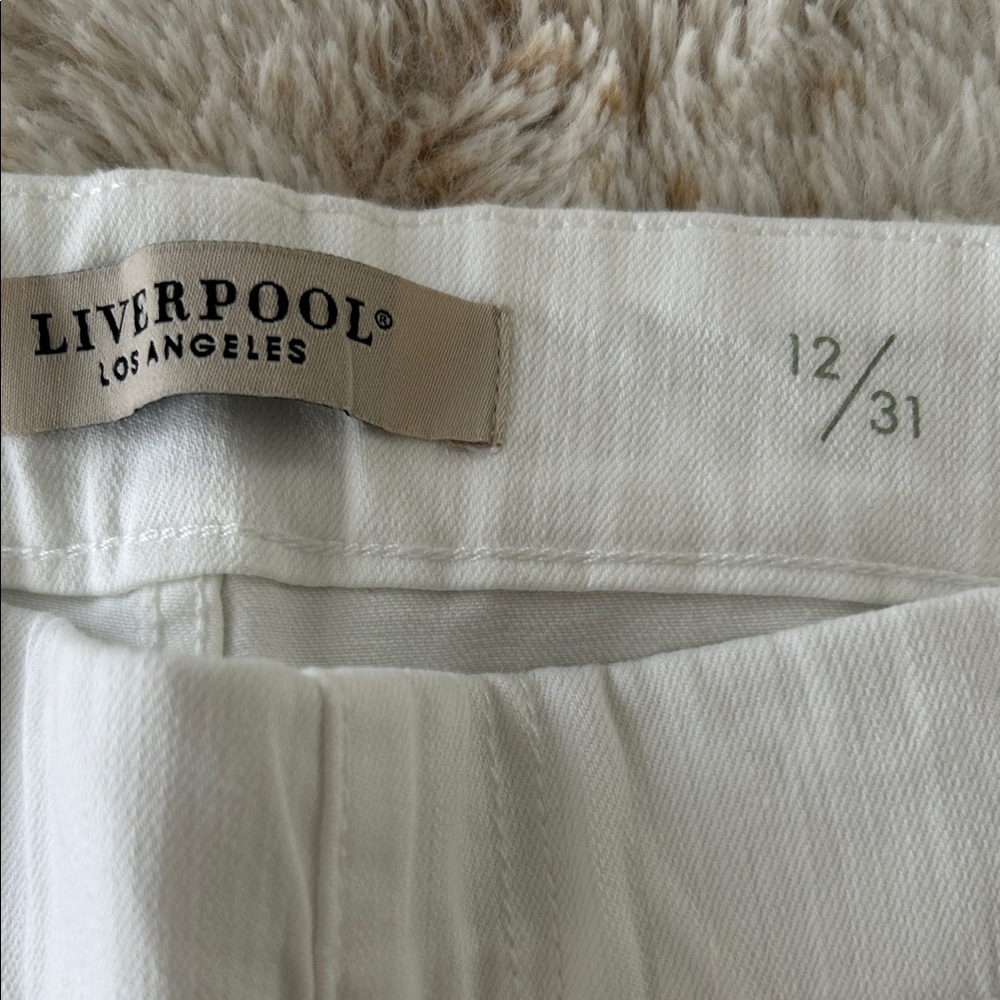 Liverpool White Cropped Ankle Jeans - Picture 3 of 6
